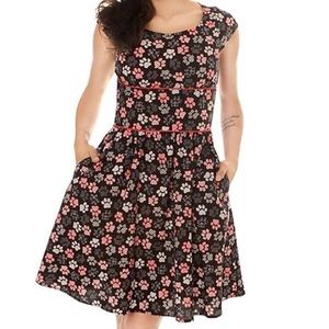 Retrolicious Paw Print Dress